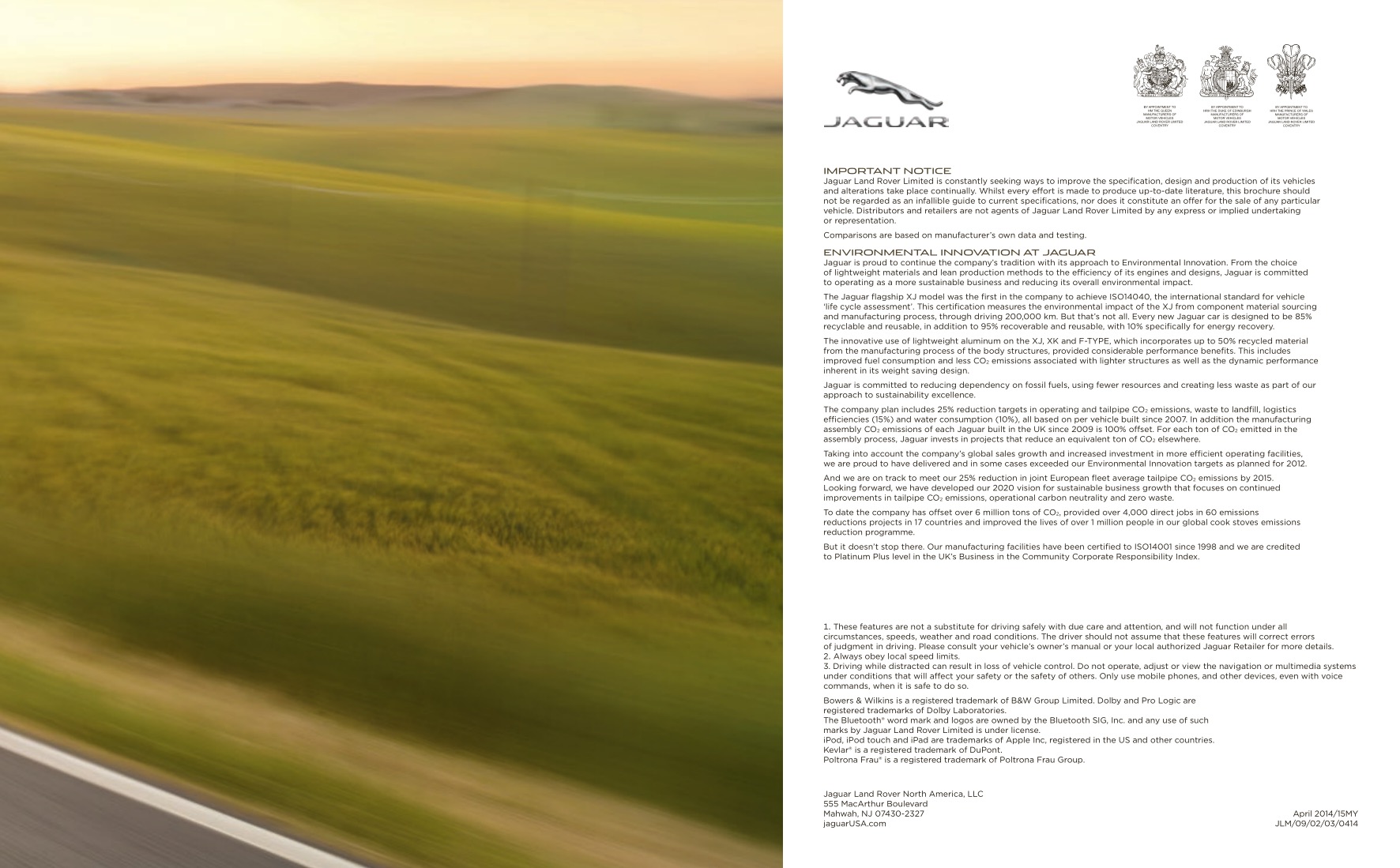 2015 Jaguar XK Brochure Page 13